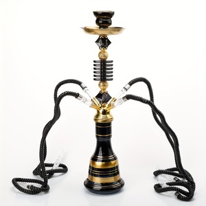 Nueva Pipa de Narguile Árabe de Lujo Ligero, Esmerilada, Tamaño Mediano, Juego Completo, Especial para Bares y KTV, Pipa de Vidrio para Tabaco - Product Image 4