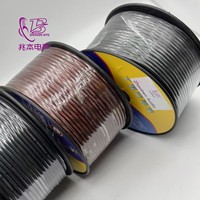 Microphone Line Câble de microphone Xlr tressé à 2 cœurs avec gaine en PVC à faible bruit pour haut-parleur Lecteur DVD Home Cinéma