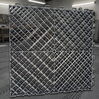Baldosas Modulares Rígidas de PVC para Piso de Garaje, Impermeables y Antideslizantes, para Talleres de Detallado de Automóviles