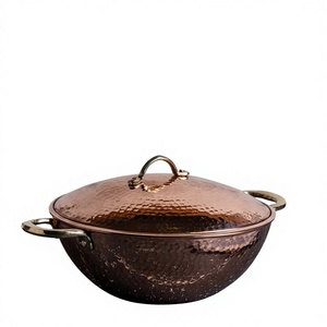 Cacerola de Acero Inoxidable de Doble Pared |   Duradero y Antiadherente para Servir Chapati, Arroz y Curry - Product Image 1