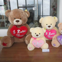Animaux en peluche soins ours en peluche saint valentin poupée Couple commémoration personnalisé saint valentin jouets