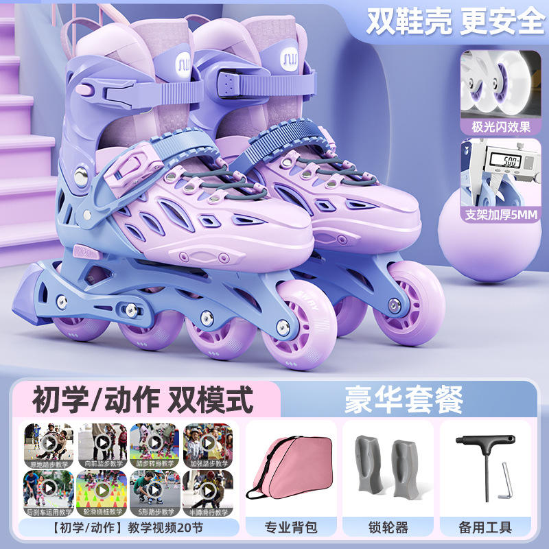 Purple Sports Helmet Protective Gear Backpack