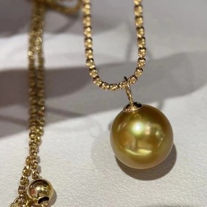 Colgante de Plata Pura S925 de Calidad Perla Fuerte, 12-13 mm, Casi Impecable, Comparable con el Perla Natural Blanco Australiano - Product Image 3