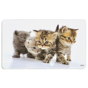 Tabla de desayuno KESPER con estampado de gatos, paquete de 5 tablas de cortar para uso en la cocina - Product Image 1