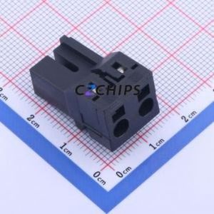 JL9EDGK-75002B01 Plug-in Terminal Block Through hole Component (THT),P=7.5mm Connector Plug 1x2P 7.5mm Black - Product Image 1