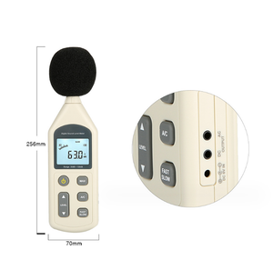 Máy đo mức âm thanh kỹ thuật số Gm1357 độ chính xác cao chế độ nhanh và chậm cầm tay kiểm tra tiếng ồn cho dụng cụ đo tiếng ồn - Product Image 3