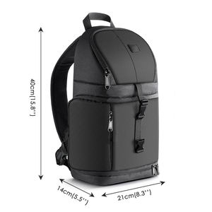 Sac à dos pour appareil photo reflex numérique imperméable pour la photographie en plein air, sac à bandoulière, étui de voyage pour Canon Nikon Sony Digital Lens - Product Image 2