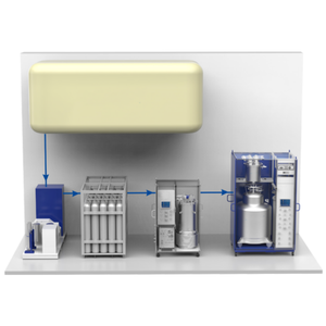 Système de liquéfaction d'hélium WOBO à haute efficacité de refroidissement pour moteur et dispositif de pureté de l'hélium 1 MK LHe 1500W pour l'analyse UV - Product Image 6