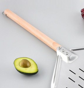 Utensili da Cucina Pala Girevole per <span class=keywords><strong>Pizza</strong></span> Grande Quadrata Pieghevole con Manico in Gomma - Product Image 5