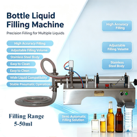 Machine de remplissage de liquides chimiques industrielle électrique de haute précision avec moteur pour bouteilles personnalisées, lait, boissons et eau 5-5000ml
