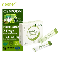 Yibenef Vente en gros OEM Marque privée Poudre de thé vert Matcha Cérémonial 6A Premium en pot