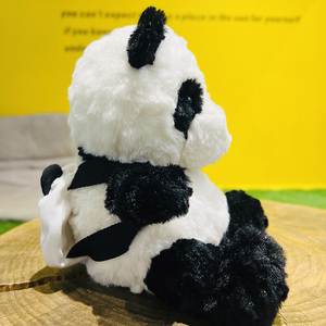 ตุ๊กตาหมีแพนด้าสไตล์ใหม่ คุณภาพดี บรรจุใยฝ้าย นุ่มนิ่ม น่ารัก ของเล่นสำหรับเด็ก ของขวัญสำหรับเด็กผู้ชายและเด็กผู้หญิง - Product Image 4