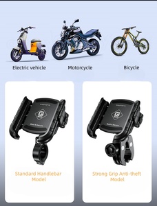 מחזיק טלפון לאופנוע Kewig שחרור בלחיצה אחת, 360 מתכוונן, עמיד למים, מתאים לכלי רכב חשמליים, אופנועים ואופניים - Product Image 6