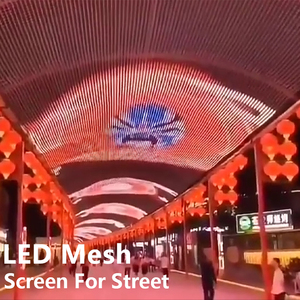 Sáng tạo xách tay lưới màn hình <span class=keywords><strong>LED</strong></span> cao thấm vòng cong xây dựng chiếu sáng bề mặt <span class=keywords><strong>LED</strong></span> Pixel điểm đèn - Product Image 4