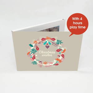 プロモーション5 7 10インチ<span class=keywords><strong>LCD</strong></span>紙ビデオブック & グリーティングカードパンフレットカスタマイズ可能名刺ビデオ - Product Image 1