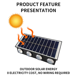 Lámpara Solar LED para Exteriores, Impermeable, para Jardín, Calle, Patio y Camino, con Sensor de Movimiento y Diseño de Circuitos - Product Image 6