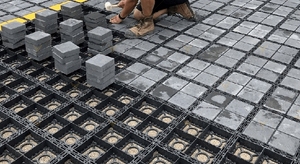 Système de pavés en grille plastique Sunsbuild pour la construction de voies d'accès et de routes avec stabilisateur géocellulaire - Product Image 5