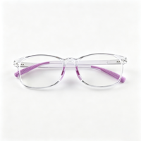 Gafas Ópticas para Niños CF-89004, Anti Luz Azul, Control de Miopía, Montura Ligera de TR90, Almohadillas Nasales de Silicona Suave, Lentes TAC, Escolares