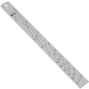 2:1 et <span class=keywords><strong>4</strong></span>:1 bâton d'agitation de mesure règle de mélange de peinture de voiture standard adaptée à la peinture automobile de voitures - Product Image 3