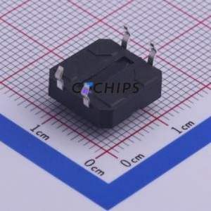 TS-1003-05526 Tactile Switch Through hole-4P,12x12mm Switch Single Pole Single Throw Round Button Through Hole 12mm - Product Image 2