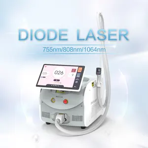 Y tế CE TUV Diode Laser 755 + 808 + 1064nm Diode Máy tẩy lông bằng laser