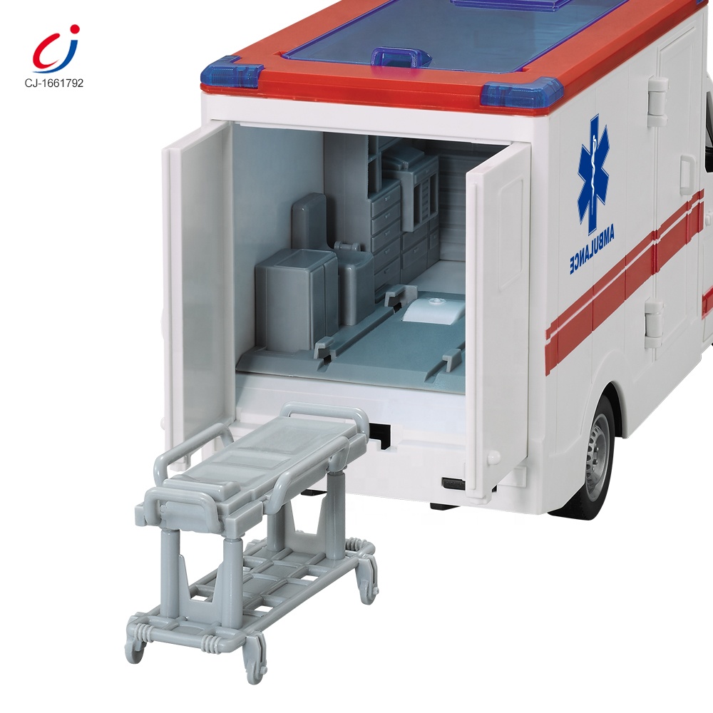 Hot Sale 1:16 Inertial Friction Toy Ambulance - Kid Sound