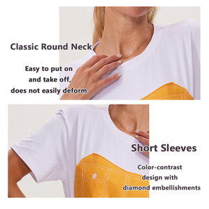 Hot Bán Biểu Tượng Tùy Chỉnh Của Phụ Nữ T-Shirt Phù Hợp Với Phòng Tập Thể Dục Của Phụ Nữ Bộ Đồ Thể Thao Trang Phục Hai Mảnh Thiết Lập Jogger Vải Giản Dị - Product Image 5