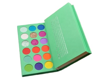 Bán buôn tùy chỉnh 18 màu sắc <span class=keywords><strong>Eyeshadow</strong></span> <span class=keywords><strong>Pallet</strong></span> mịn mượt cao sắc tố màu xanh lá cây <span class=keywords><strong>Eyeshadow</strong></span> với giá thấp - Product Image 6