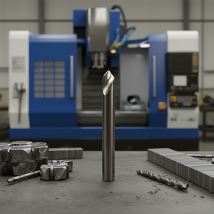 Foret de centrage en carbure solide Ttake Ta1078, 90 degrés, pour machines CNC, non revêtu - Product Image 3