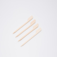 Brochettes en bambou Teppo biodégradables et écologiques avec long manche pour une cuisson au charbon de bois sécurisée, barbecue en plein air, camping