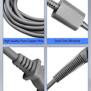 Câble de qualité supérieure pour l'accessoire de coiffage <span class=keywords><strong>Dyson</strong></span> <span class=keywords><strong>Airwrap</strong></span> HS01/HS05, cordon d'alimentation avec prise US, EU, UK assurant une charge fluide. - Product Image 6