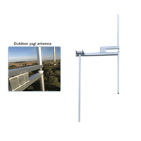 Type de bande complète polarisation verticale FM 88-108MHz dipôle Omni antenne Yagi de diffusion en alliage d'aluminium pour la communication