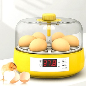 JIATAI doble potencia nuevo pequeño totalmente automático lindo pollo Mini 4/6/18 huevos incubadora para la educación de los niños - Product Image 3