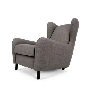 New Modern wingback chair living room home furniture furnishing hotel velvet teal loveseat single highback airmchair