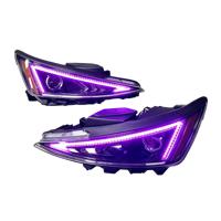 VAHID Phare LED complet en gros pour Hyundai Elantra avec application Bluetooth, projecteur RGB DRL et clignotant modifié pour voiture