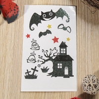 Feuilles autocollantes tatouage temporaire, livraison gratuite, Non toxique, taille haute, tatouage avec crâne, design personnalisé