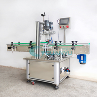 Máquina taponadora de rosca completamente automática, máquina selladora de tarros de botellas, máquina taponadora de bombas, línea de envasado de jabón líquido