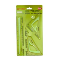 Règle triangulaire personnalisée, mesure d'angle, fournitures scolaires, multifonction, transparente, 20 cm/30 cm, PP