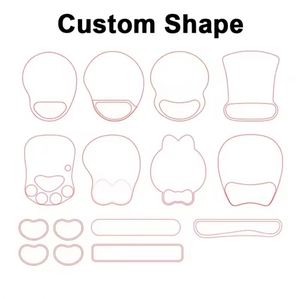 Wholesale Ergonomic Memory Foam Promotion Business Gift Mousepads Custom Logo Mouse Pad With Wrist Rest - Product Image 5