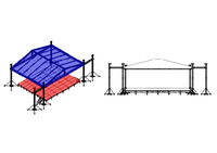 Estructura de Aluminio de Alta Calidad para Escenarios al Aire Libre, Pantallas LED, Conciertos y Eventos