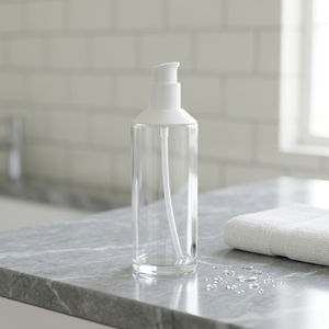 ขวดแก้วบรรจุครีมกันแดดขนาด130มล. ขวดแก้วใส่ครีมทาผิวฉลากตามสั่ง - Product Image 2