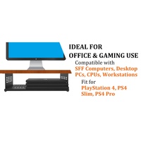 17,3" x H 4" x D 12", Compatible avec PlayStation 4, PS4 Slim, PS4 Pro, Support de jeu sous le bureau (hauteur 4 pouces)