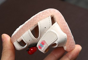 Sandali per Bambine con Decorazione a <span class=keywords><strong>Ciliegia</strong></span>, Punta Chiusa, Scarpe Estive da Principessa per Neonati e Bambine Piccole, Taglie 15-30 - Product Image 4