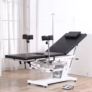 의료 수동 부인과 검사 침대 휴대용 부인과 검사 의자 등자와 휴대용 시험 테이블 - Product Image 1