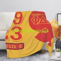 Hochwertige Bestseller-Sorority-Flanelldecke Weiche Warme Decke Sofa-Bett-Flanelldecke Heimkomfort-Decke