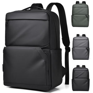 Sac à dos pour <span class=keywords><strong>ordinateur</strong></span> <span class=keywords><strong>portable</strong></span> en PU durable et résistant à l'usure, avec logo personnalisé, pour hommes, style simple, décontracté, idéal pour le bureau, les étudiants et le quotidien. - Product Image 1
