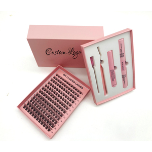 Ciglia a Ciuffi Segmentate Fatte a Mano, <span class=keywords><strong>Mix</strong></span> di Curvature Naturali, Ciglia Finte in Visone Sintetico per DIY, Ciuffi di Ciglia Effetto Wispy - Product Image 5