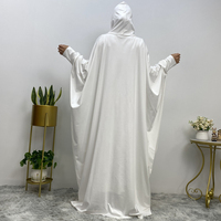 Jilbab une pièce Ramadan, vêtement de prière musulman, hijab, robe à capuche, abaya couvrante, robe islamique, robe modeste Dubaï, caftan