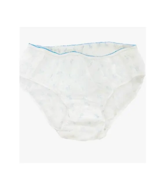 Disposable 100% Cotton Briefs Ladies Discreet Underwear Panties for Travel Hotel Spa Hospital Stays