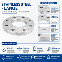 Fabricant chinois de brides en acier inoxydable Dn50 Pn10 Dn80 Dn100 Dn200 pour l'alimentation en eau et les systèmes de tuyauterie industrielle
